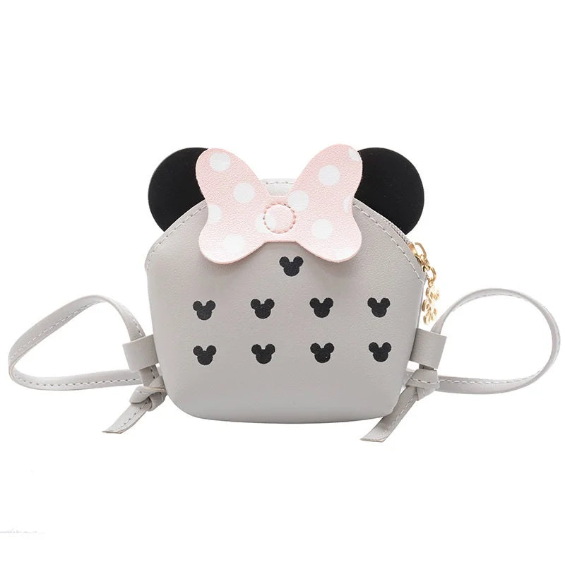 Girls’ Mickey Ears Crossbody Bag – Cute Bow Shoulder Purse