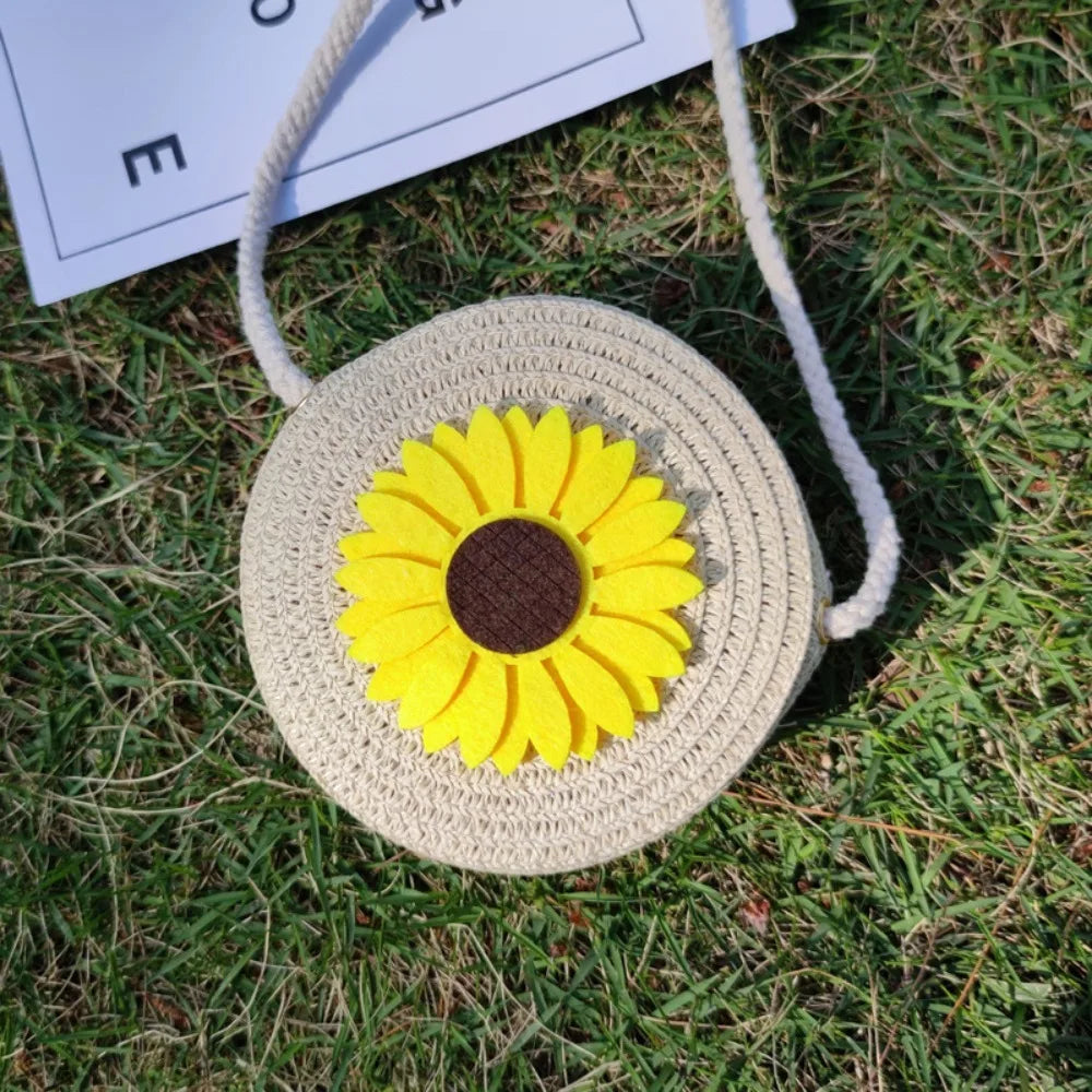 Flower Straw Baby Bags