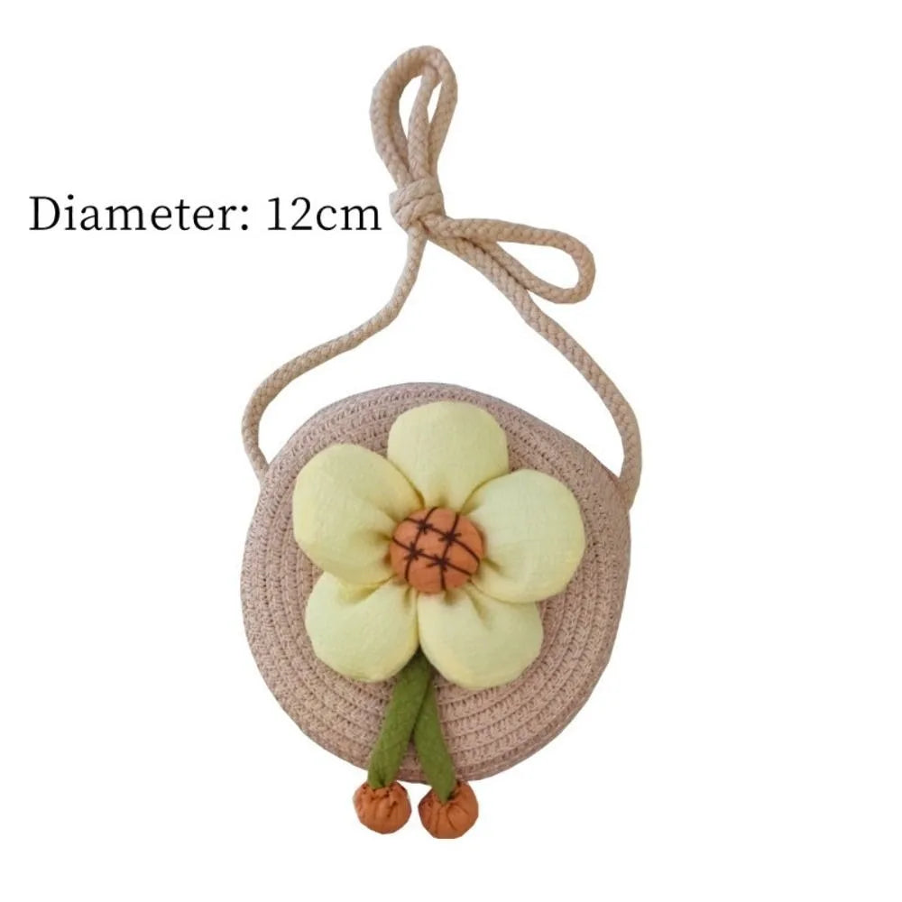 Flower Straw Baby Bags