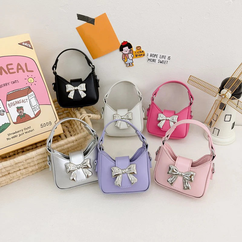 Korean Style Girl Princess Bag Cute Sweet Bow Chain Crossbody Bags