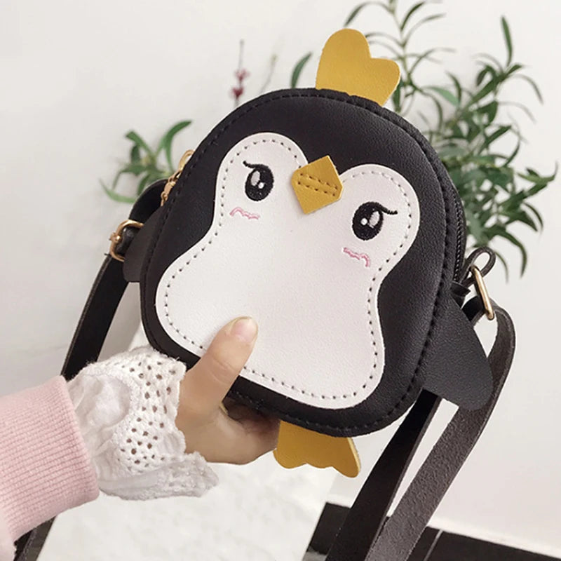 Animal Penguin Shape Shoulder Bag Kids