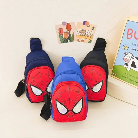 Boys’ Cartoon Crossbody Chest Bag – Casual Shoulder Backpack for Kids