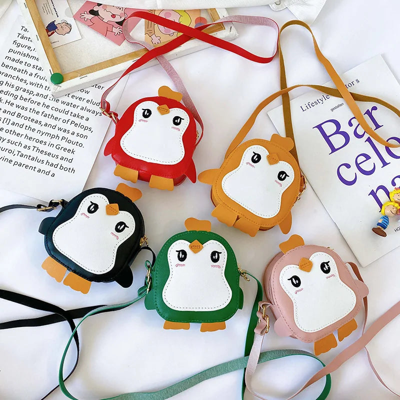 Animal Penguin Shape Shoulder Bag Kids