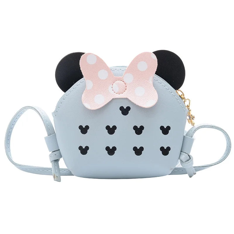 Girls’ Mickey Ears Crossbody Bag – Cute Bow Shoulder Purse