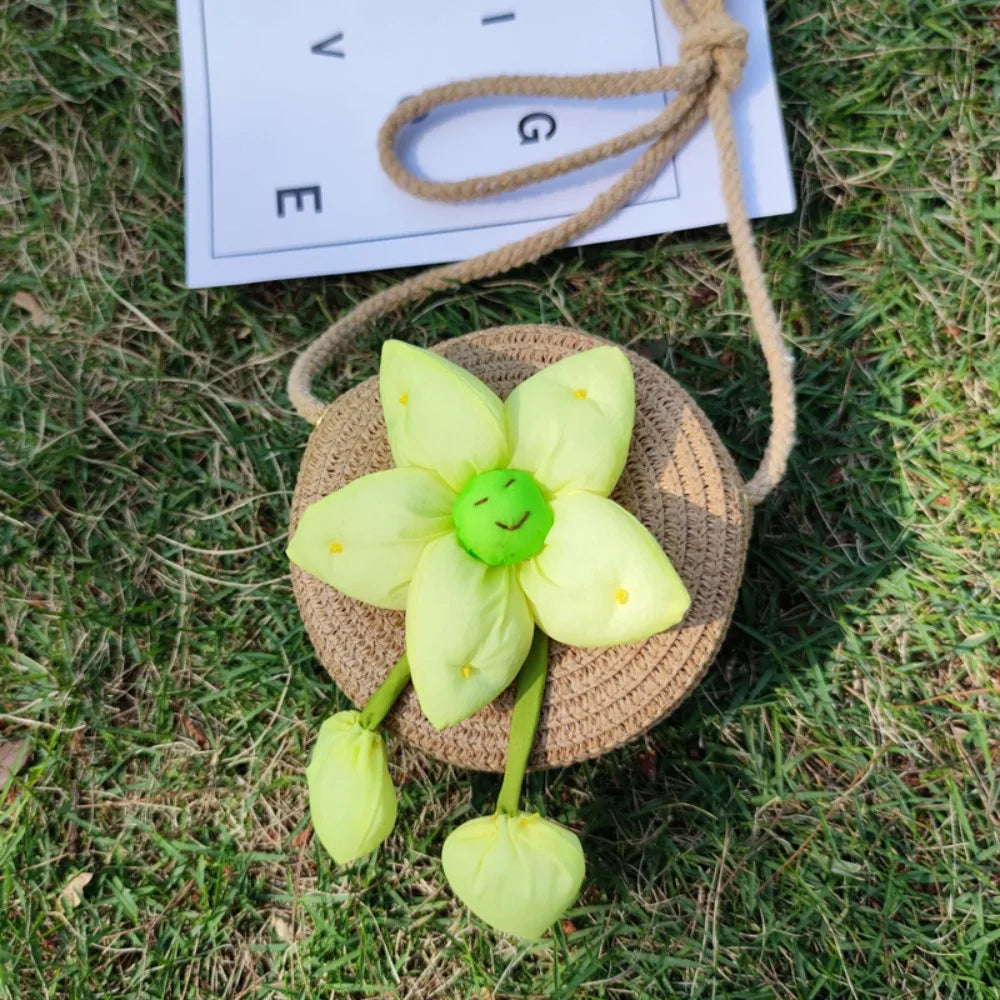 Flower Straw Baby Bags